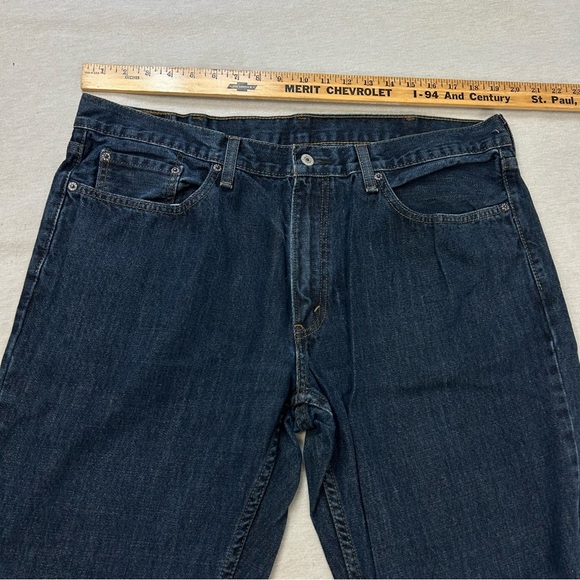Levi’s Strauss & Co. Dark Wash 559 Straight Leg Jeans Size 38 T - Picture 2 of 10